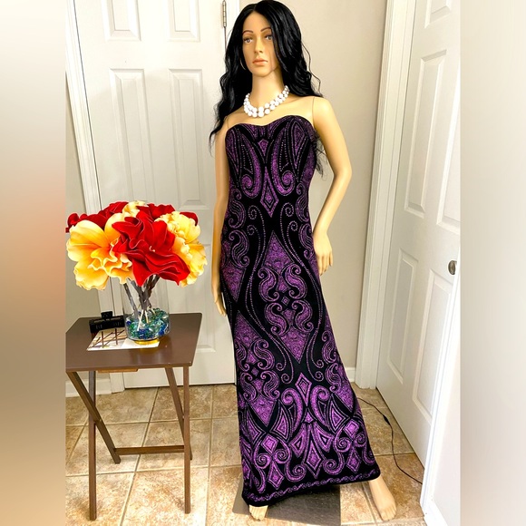 JUMP Apparel Dress, US Size 4, beautifully made, purple and black, great quality - Picture 1 of 4